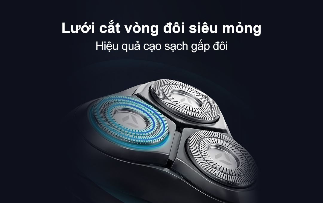 Đầu cạo 2 vòng - Máy cạo râu khô và ướt Enchen Blackstone 8