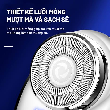 Máy cạo râu khô và ướt Hyundai PHT-051-SL Màu Bạc