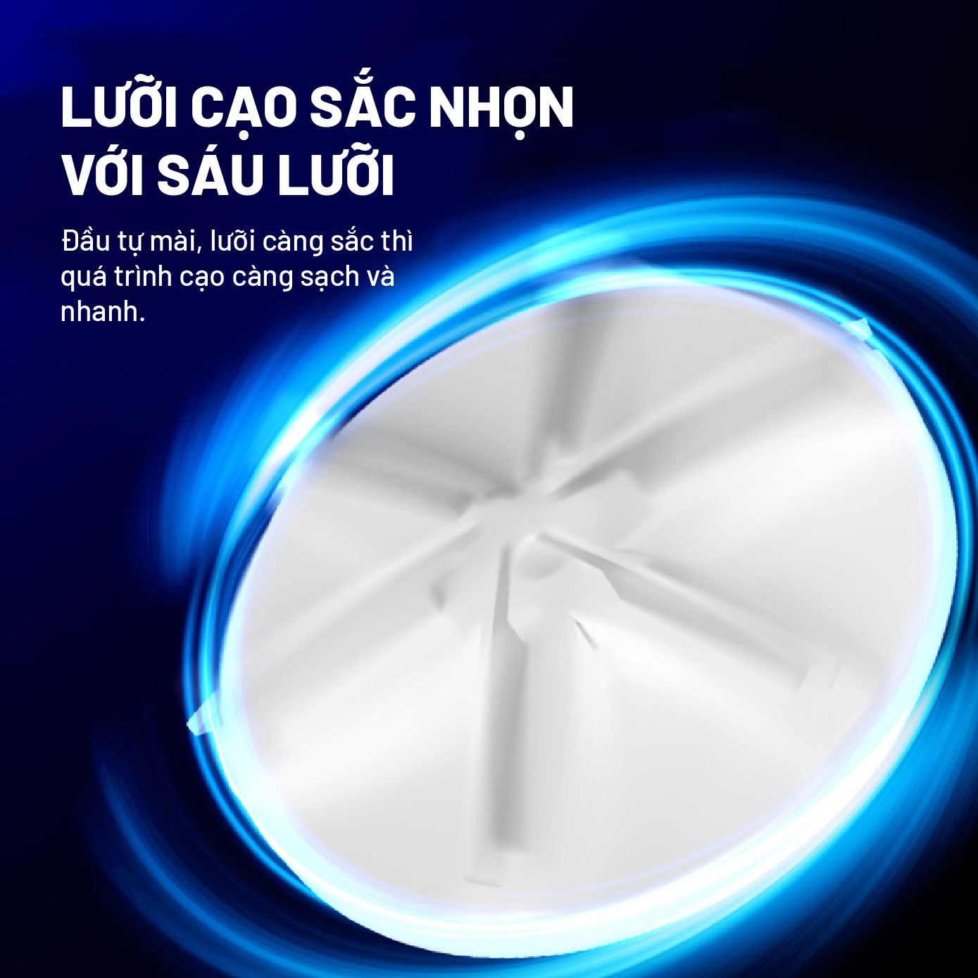 Máy cạo râu khô và ướt Hyundai PHT-051-SL Màu Bạc