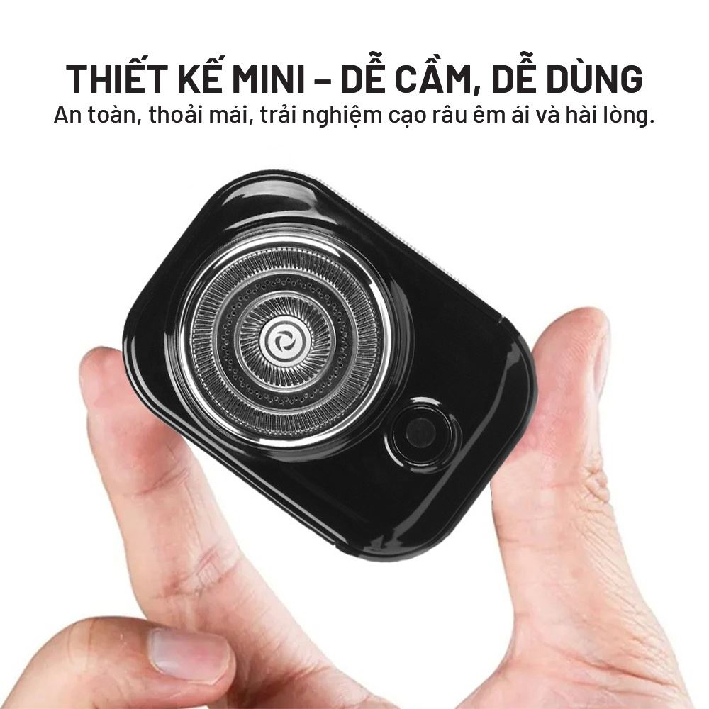 Máy cạo râu khô và ướt Hyundai PHT-046-BK Màu Đen