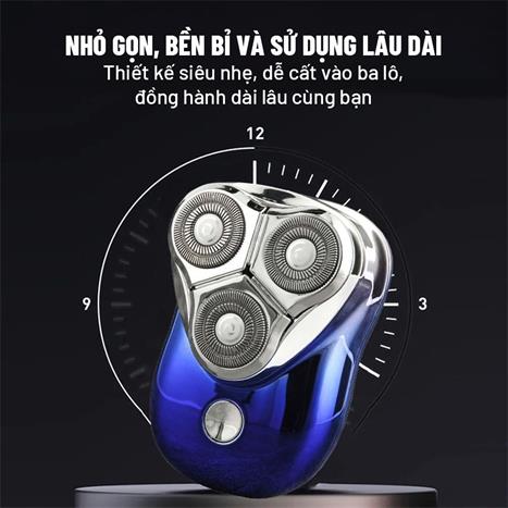 Máy cạo râu khô và ướt Hyundai PHT-047-BU Màu Xanh