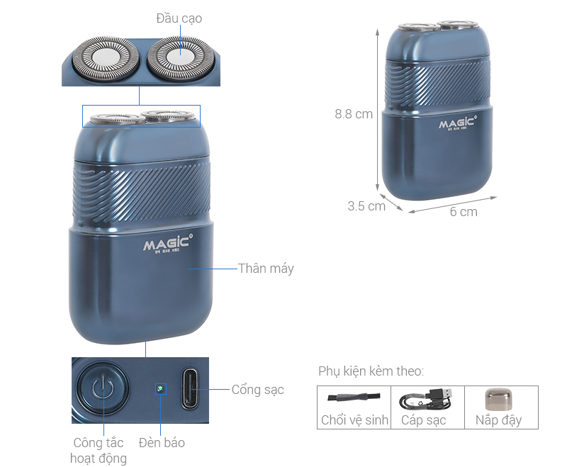 Máy cạo râu Magic B-60