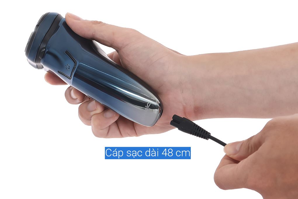 Máy cạo râu khô và ướt Magic B-63 Màu Xanh đen