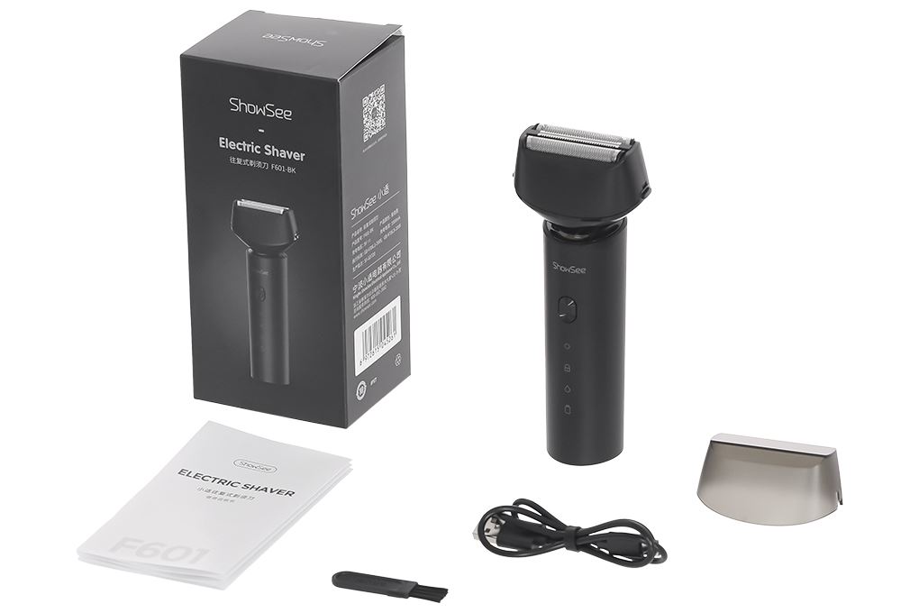Máy cạo râu khô và ướt Showsee F601-BK Màu Đen