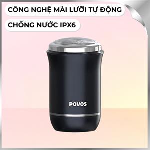 Máy cạo râu khô và ướt POVOS PQ1000 Đen