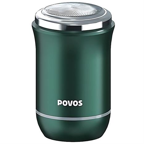 Máy cạo râu khô và ướt POVOS PQ1000 Xanh Màu Xanh rêu