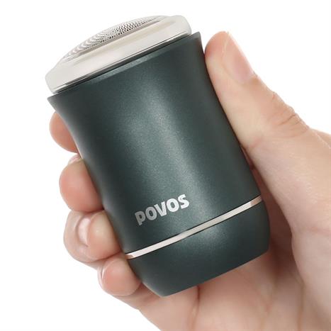 Máy cạo râu khô và ướt POVOS PQ1000 Xanh Màu Xanh rêu