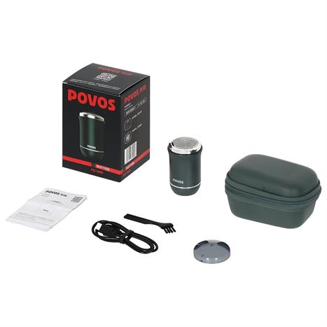 Máy cạo râu khô và ướt POVOS PQ1000 Xanh Màu Xanh rêu
