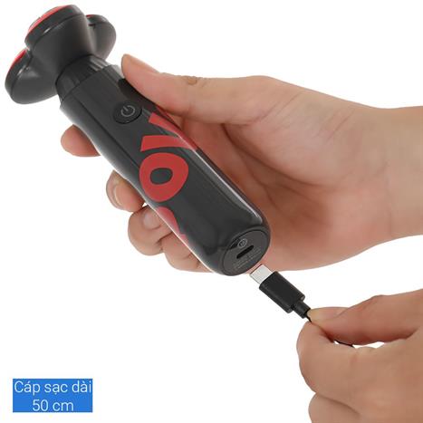 Máy cạo râu khô và ướt POVOS PQ9101 Đỏ Màu đỏ