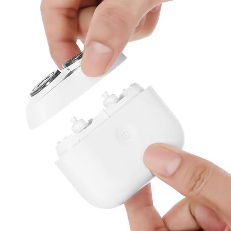 Máy cạo râu khô và ướt POVOS T002 Màu Trắng