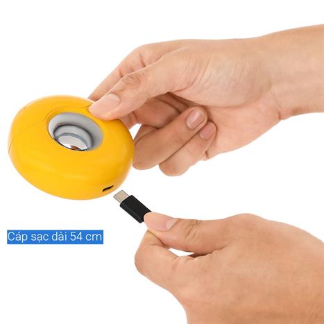 Máy cạo râu khô và ướt POVOS T000 Vàng Màu vàng