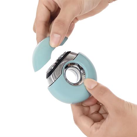 Máy cạo râu khô và ướt POVOS T000 Xanh Màu Xanh mint