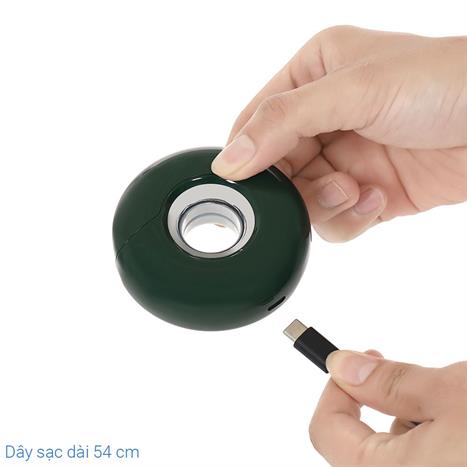 Máy cạo râu khô và ướt POVOS T000 Xanh Lá Màu Xanh lá đậm