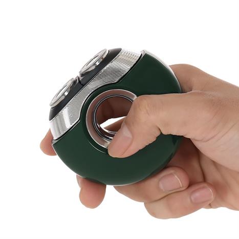 Máy cạo râu khô và ướt POVOS T000 Xanh Lá Màu Xanh lá đậm