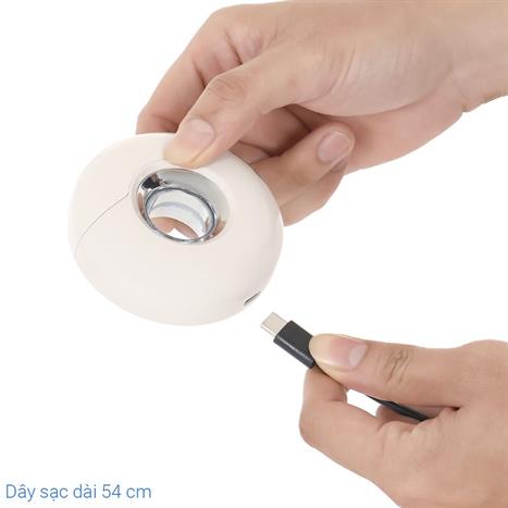 Máy cạo râu khô và ướt POVOS T000 Trắng Màu Trắng