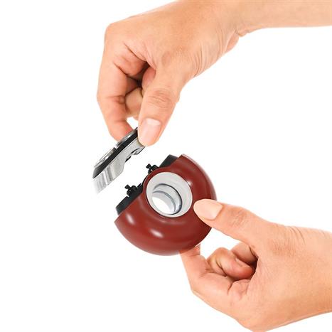 Máy cạo râu khô và ướt POVOS T000 Đỏ Đô Màu Đỏ đô