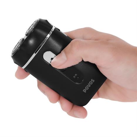 Máy cạo râu khô và ướt POVOS PQ2601 Màu Đen