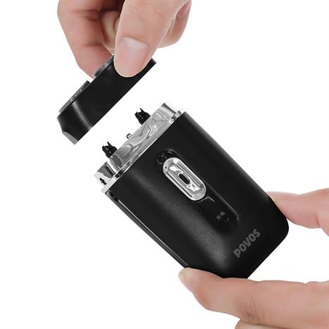 Máy cạo râu khô và ướt POVOS PQ2601 Màu Đen