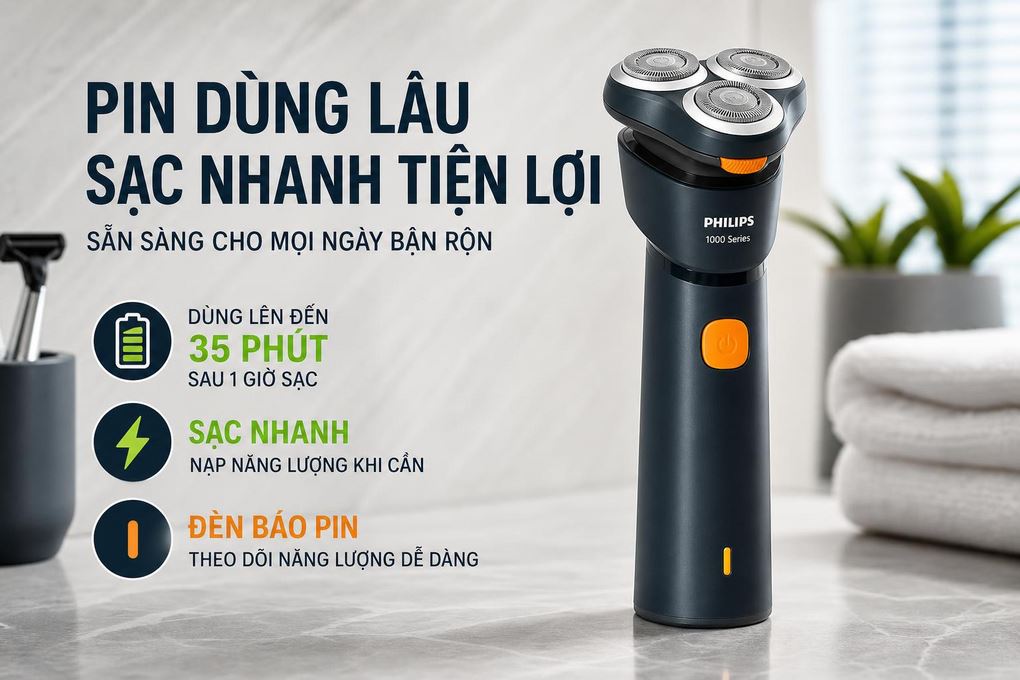 Máy cạo râu khô và ướt Philips S1882/00 Màu Xanh lá