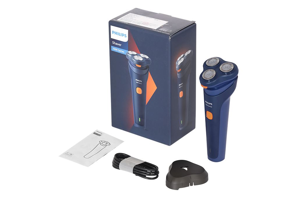 Máy cạo râu khô và ướt Philips S1880/00 Màu Xanh