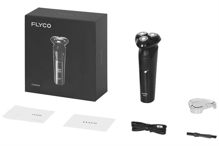 Máy cạo râu khô và ướt Flyco FS903VN Màu Đen