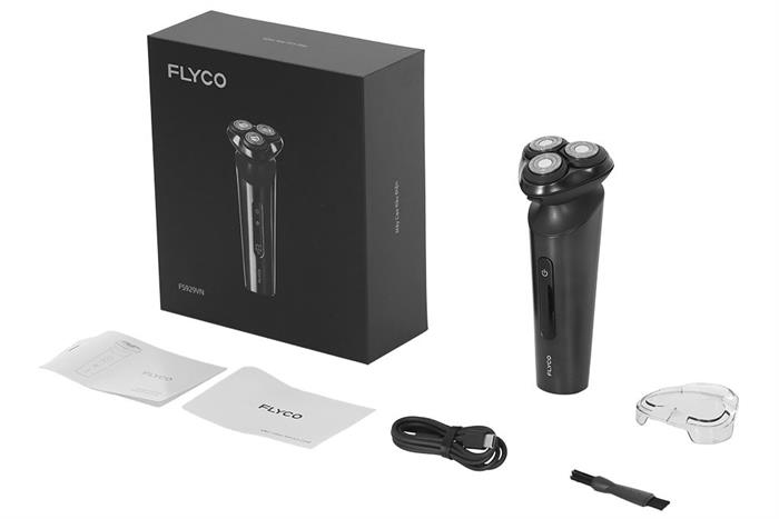 Máy cạo râu khô và ướt Flyco FS929VN Màu Đen