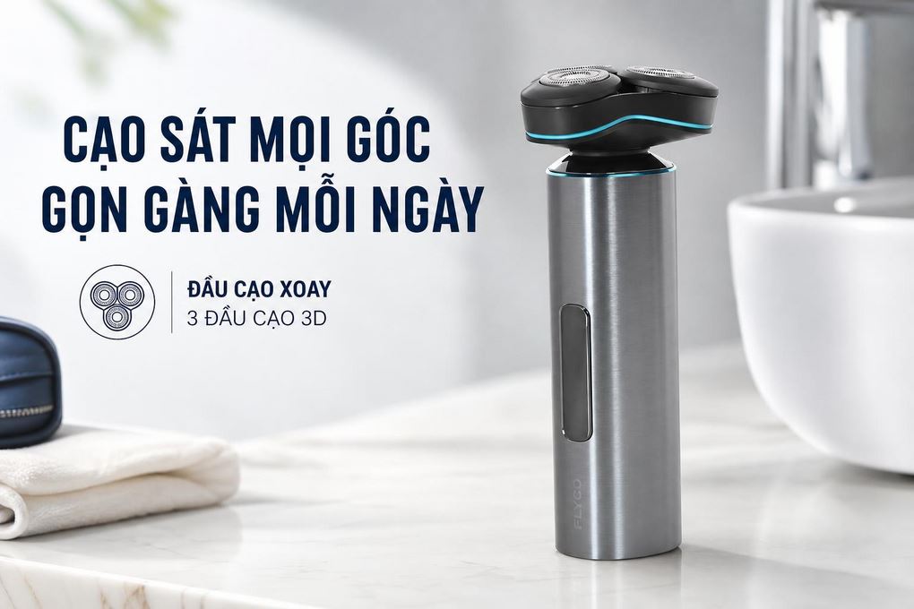 Máy cạo râu khô và ướt Flyco FS988VN - 2