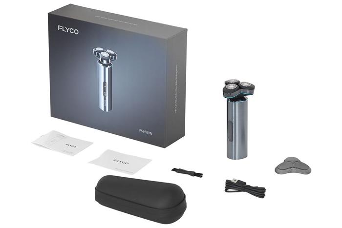 Máy cạo râu khô và ướt Flyco FS988VN Màu Đen