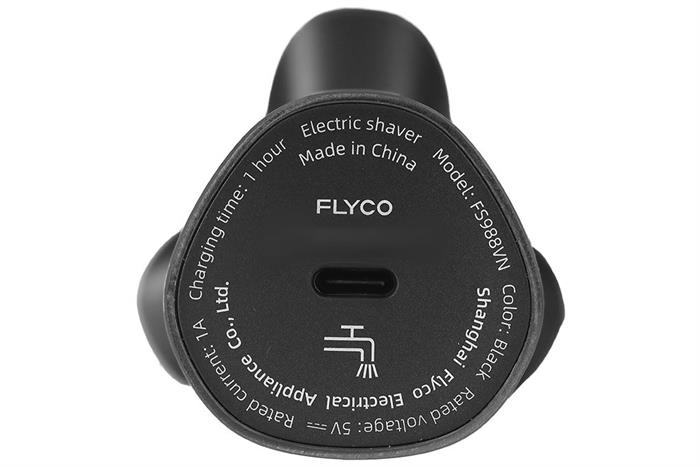 Máy cạo râu khô và ướt Flyco FS988VN Màu Đen