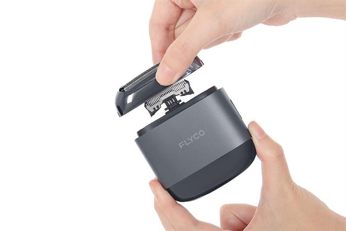 Máy cạo râu khô và ướt Flyco F8VN Xám Màu Xám