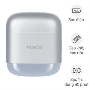 Máy cạo râu khô và ướt Flyco F8VN Bạc
