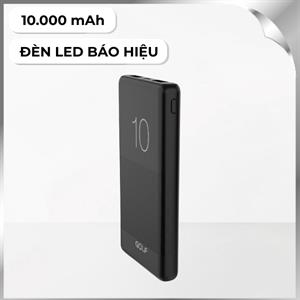 Pin sạc dự phòng Polymer 10000mAh Type C 10.5W Golf G80-C