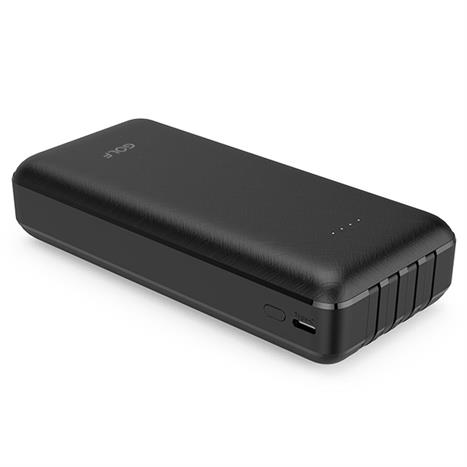 Pin sạc dự phòng Polymer 20000mAh Type C 10.5W Golf L206 kèm Cáp Type C Màu Đen