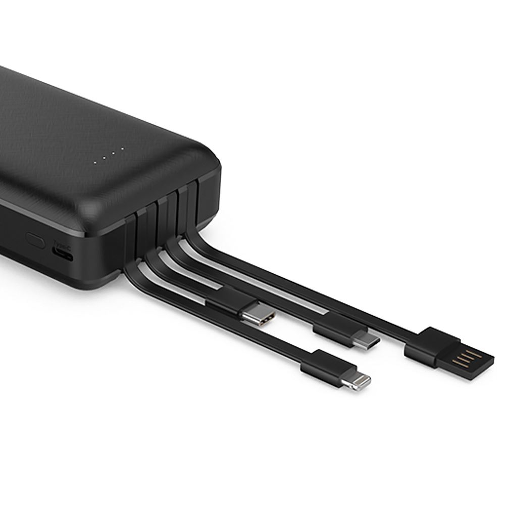 Pin sạc dự phòng Polymer 20000mAh Type C 10.5W Golf L206 kèm Cáp Type C - Cổng sạc