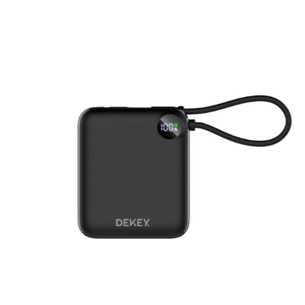 Pin sạc dự phòng Polymer 10000mAh Type-C QC 3.0 22.5W Dekey Power Pioneer P2786 kèm cáp Type-C - Đen - 2