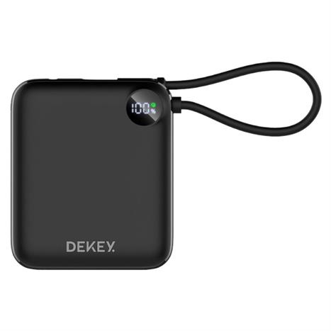 Pin sạc dự phòng Polymer 10000mAh Type-C QC 3.0 22.5W Dekey Power Pioneer P2786 kèm cáp Type-C - Đen Màu Đen