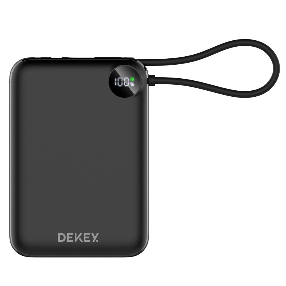 Pin sạc dự phòng Polymer 20000mAh Type-C QC 3.0 22.5W Dekey Power Pioneer P2788 kèm cáp Type-C - Đen - 3