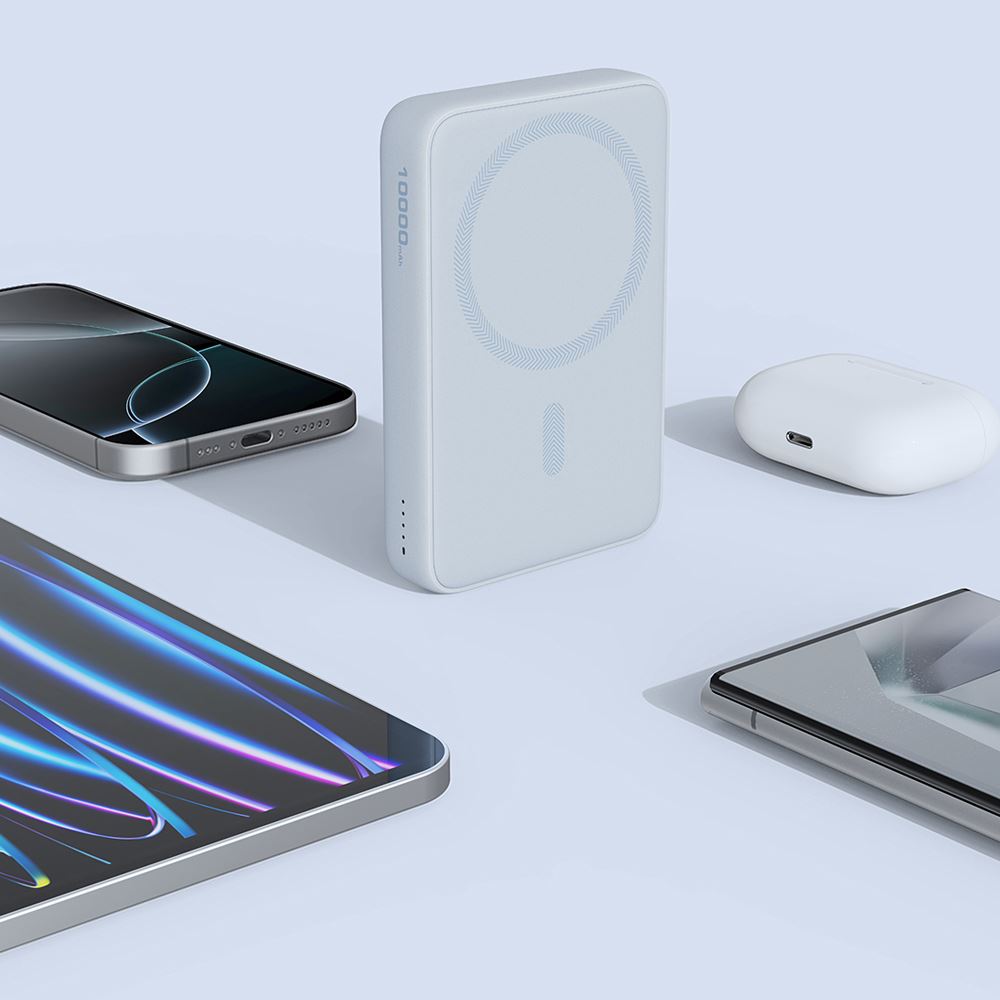 Pin sạc dự phòng Không dây Polymer 10000mAh Type C 20W Aukey PB-MS04 - Xanh - 4