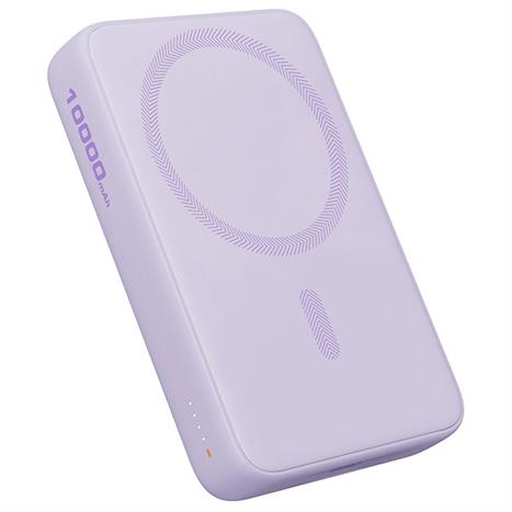 Pin sạc dự phòng Không dây Polymer 10000mAh Type C 20W Aukey PB-MS04 - Tím Màu Tím
