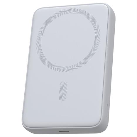 Pin sạc dự phòng Không dây Polymer 10000mAh Type C 20W Aukey PB-MS04 - Xám Bạc Màu Bạc