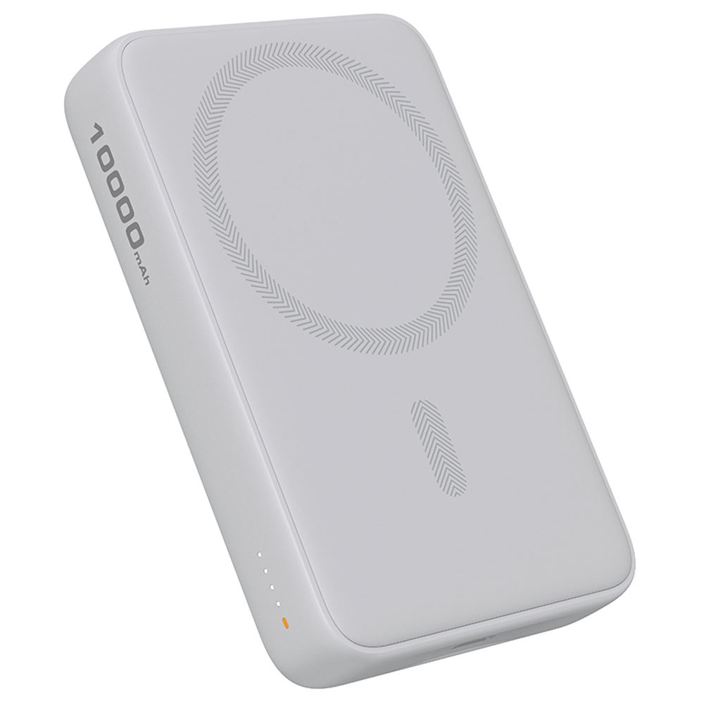 Pin sạc dự phòng Không dây Polymer 10000mAh Type C 20W Aukey PB-MS04 - Xám Bạc - 2