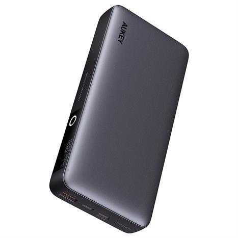 Pin sạc dự phòng Polymer 20000mAh Type C PD QC 3.0 65W Aukey PB-Y43 Sprint X Màu Xám