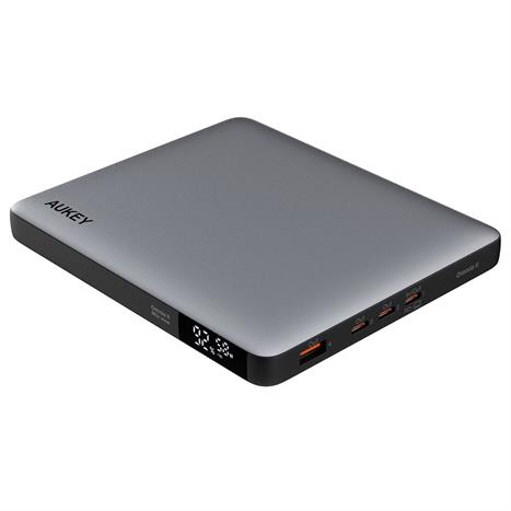 Pin sạc dự phòng Polymer 20000mAh Type C PD QC 3.0 100W Aukey PB-Y44 Sprint X Màu Xám