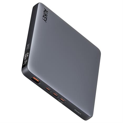 Pin sạc dự phòng Polymer 20000mAh Type C PD QC 3.0 100W Aukey PB-Y44 Sprint X Màu Xám