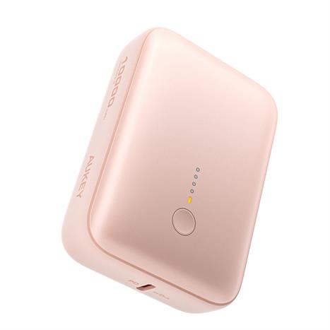 Pin sạc dự phòng Polymer 10000mAh Type C PD QC 3.0 20W Aukey PB-Y55 - Hồng Màu Hồng