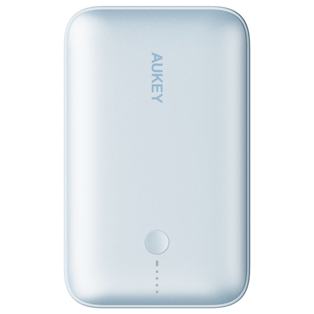 Pin sạc dự phòng Polymer 20000mAh Type C PD QC 3.0 20W Aukey PB-Y57 Spark Mini - Xanh - Thiết kế