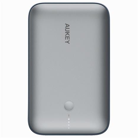 Pin sạc dự phòng Polymer 20000mAh Type C PD QC 3.0 20W Aukey PB-Y57 Spark Mini - Xám Đen