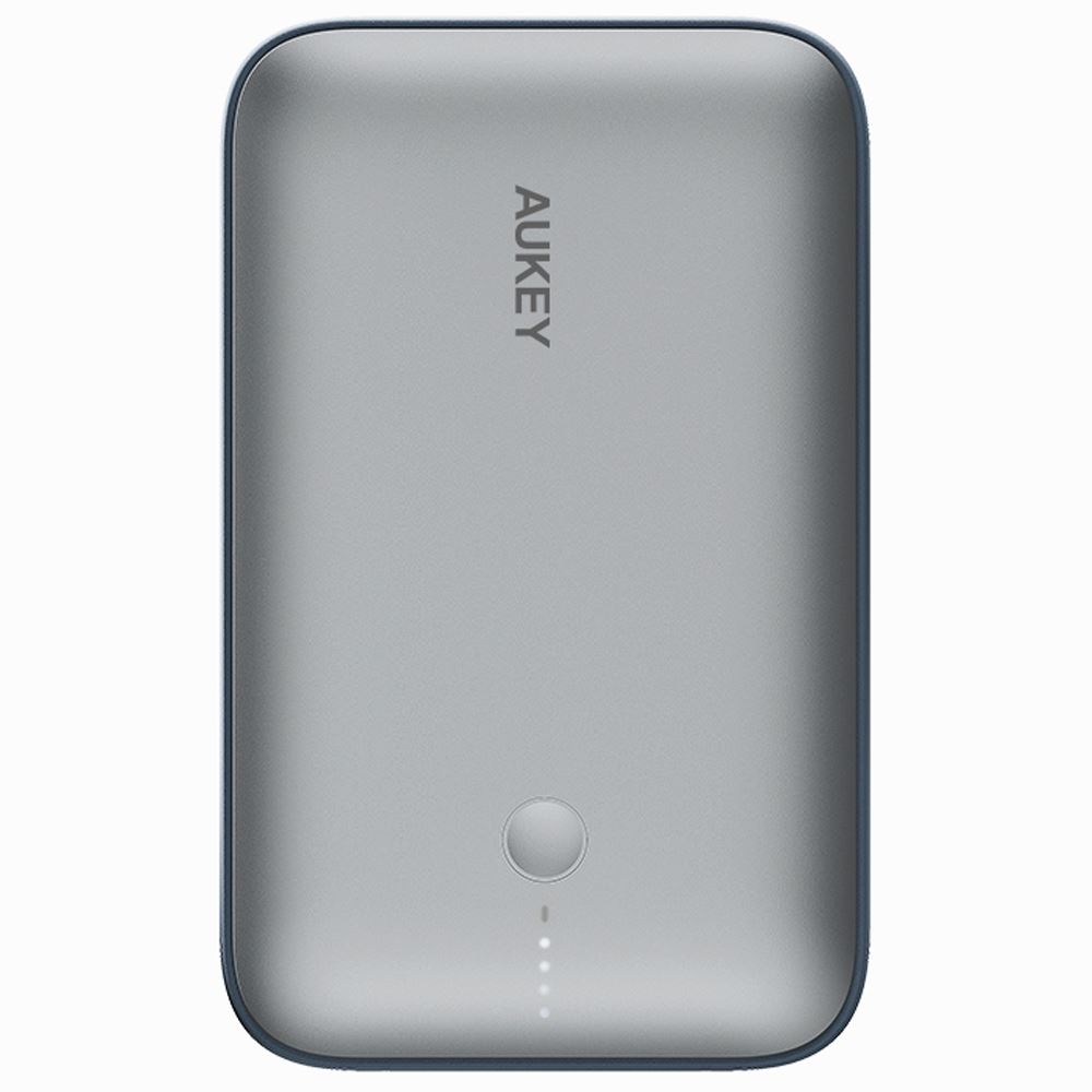 Pin sạc dự phòng Polymer 20000mAh Type C PD QC 3.0 20W Aukey PB-Y57 Spark Mini - Xám Đen - Dung lượng