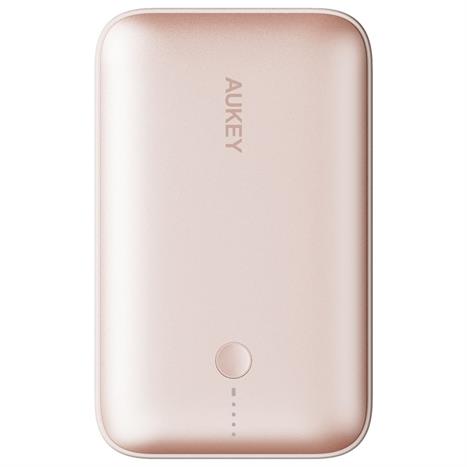 Pin sạc dự phòng Polymer 20000mAh Type C PD QC 3.0 20W Aukey PB-Y57 Spark Mini - Hồng Màu Hồng