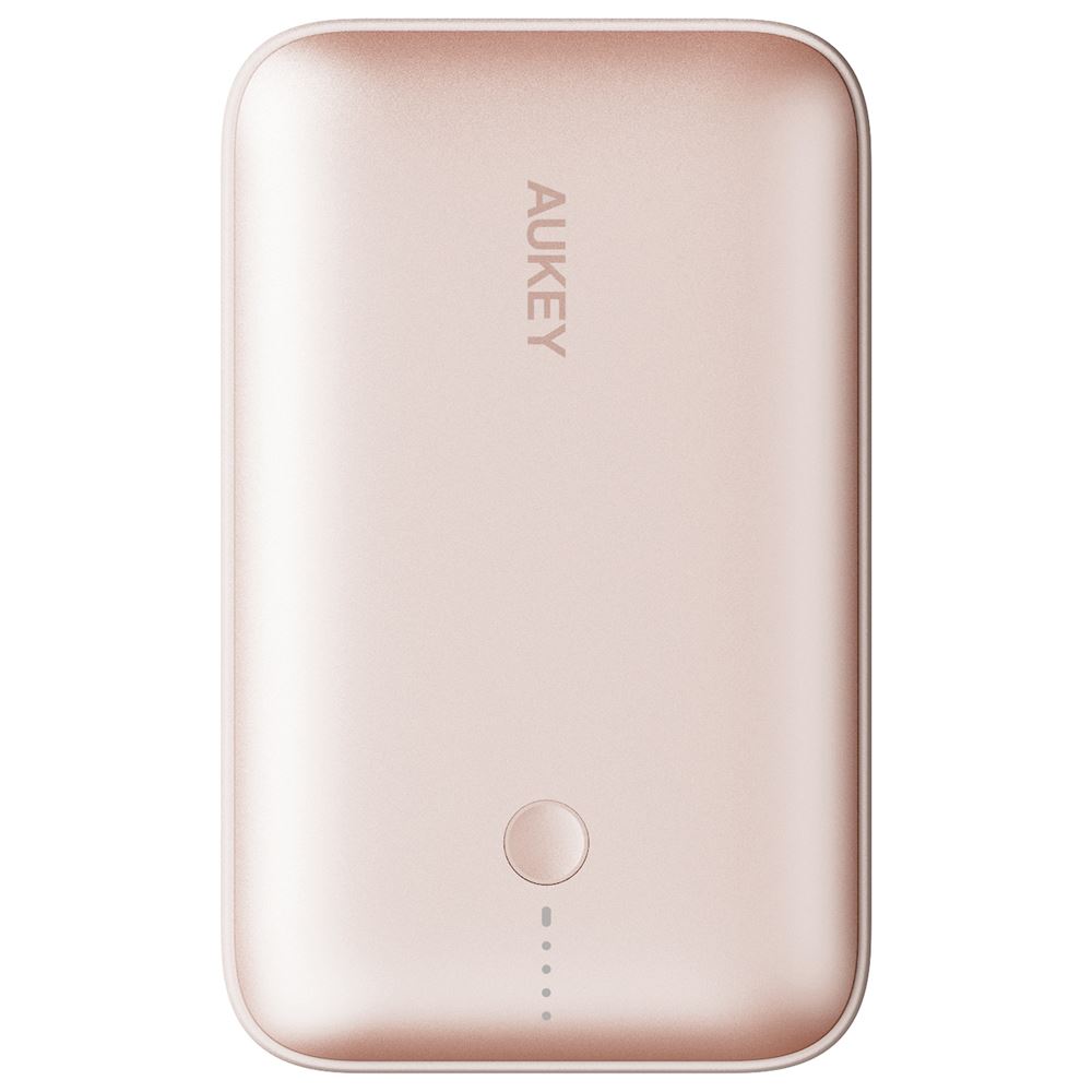 Pin sạc dự phòng Polymer 20000mAh Type C PD QC 3.0 20W Aukey PB-Y57 Spark Mini - Hồng